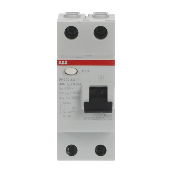 ABB - Interrupteur Différentiel - FH202 - 2P - 40A - 30mA - Type A – Image 2