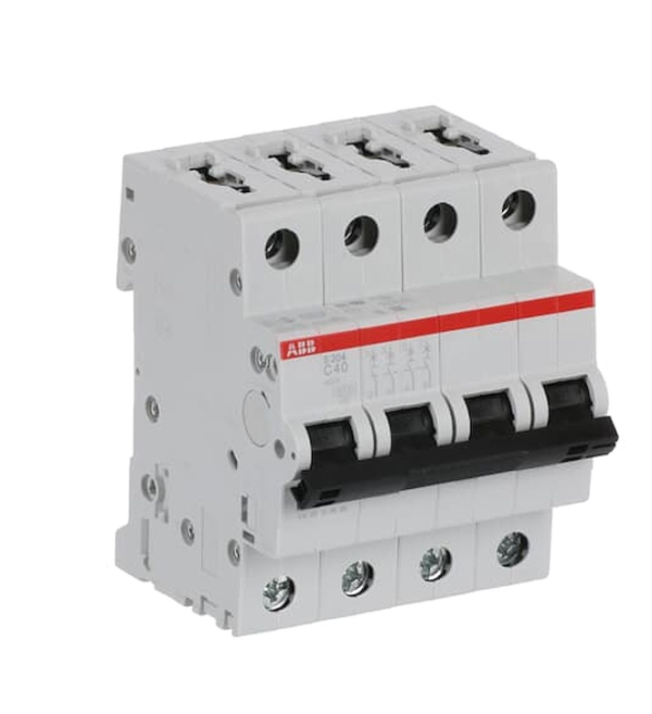 ABB - Disjoncteur modulaire- 4P - 40A - Cbe C - 6000A/10kA (4 modules) – Image 2