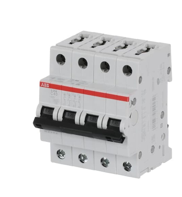 ABB - Disjoncteur modulaire- 4P - 40A - Cbe C - 6000A/10kA (4 modules) – Image 3