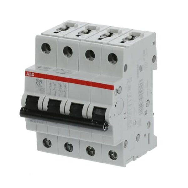ABB - S200 Disjoncteur modulaire- 4P - 63A - Cbe C - 6000A/10kA (4 modules)-peignable – Image 3