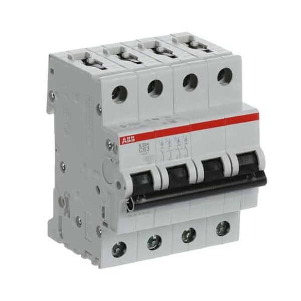 ABB - S200 Disjoncteur modulaire- 4P - 63A - Cbe C - 6000A/10kA (4 modules)-peignable – Image 2